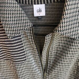 CAbi Houndstooth Baron Blazer